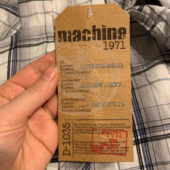 2 NWT XXL Machine short sleeve button up plaid shirts - Picture 13 of 16